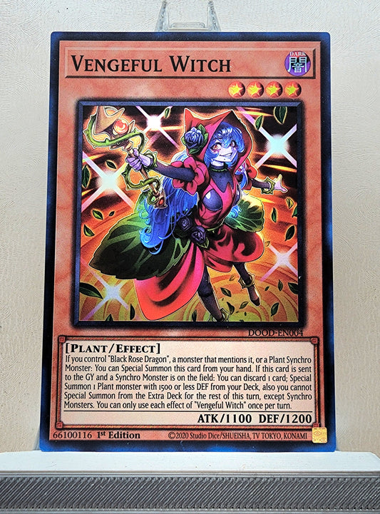 Yugioh! 1x Vengeful Witch (DOOD - Super Rare) 1st Edition
