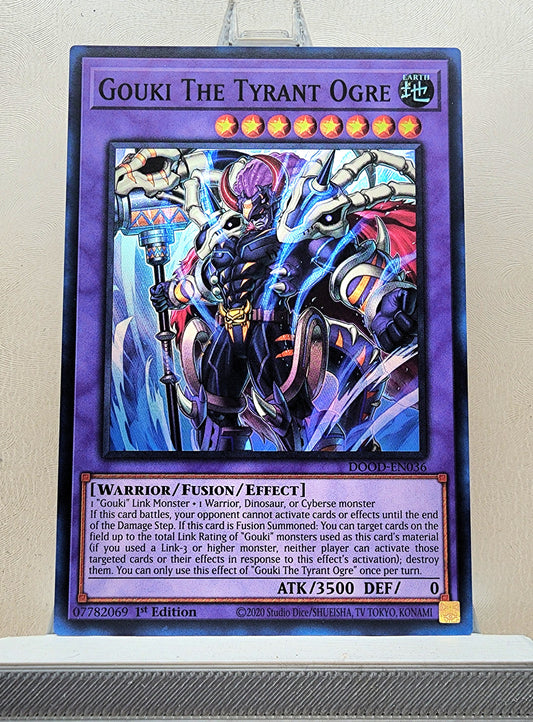 Yugioh! 1x Gouki The Tyrant Ogre (DOOD - Super Rare) 1st Edition