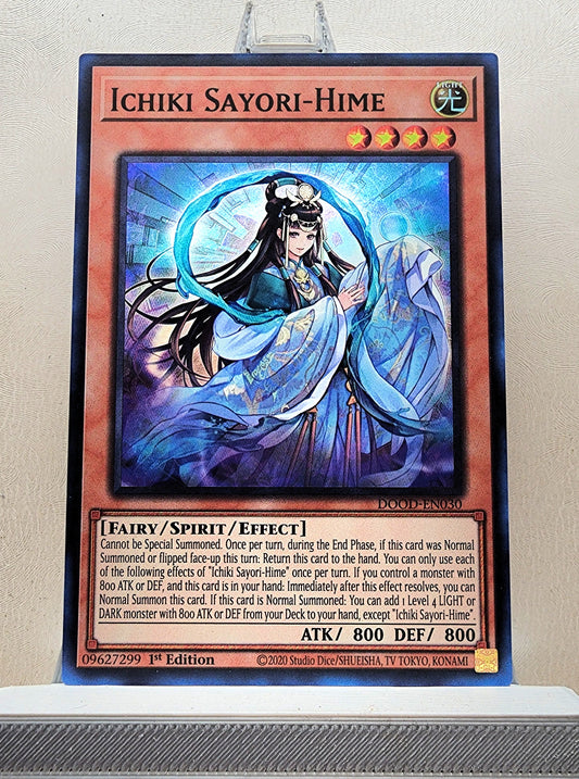 Yugioh! 1x Ichiki Sayori-Hime (DOOD - Super Rare) 1st Edition