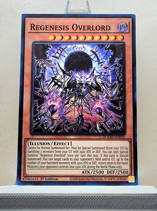 Yugioh! 1x Regenesis Overlord (DOOD - Super Rare) 1st Edition