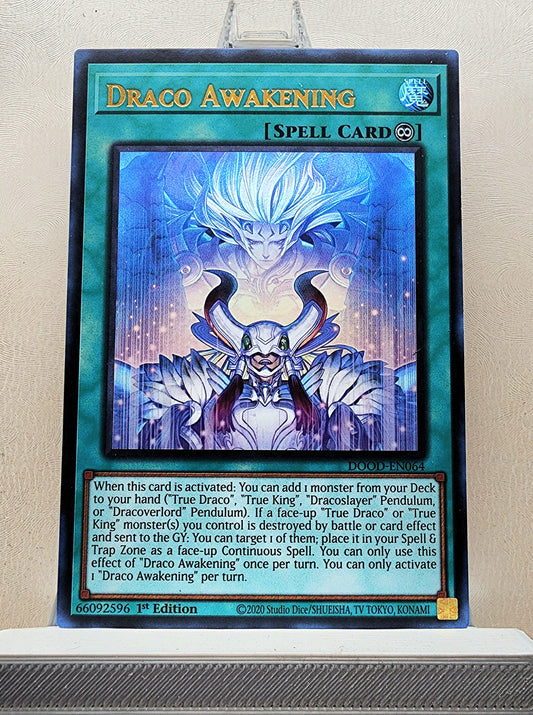 Yugioh! 1x Draco Awakening (DOOD - Ultra Rare) 1st Edition