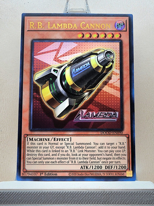 Yugioh! 1x R.B. Lambda Cannon (DOOD - Ultra Rare) 1st Edition