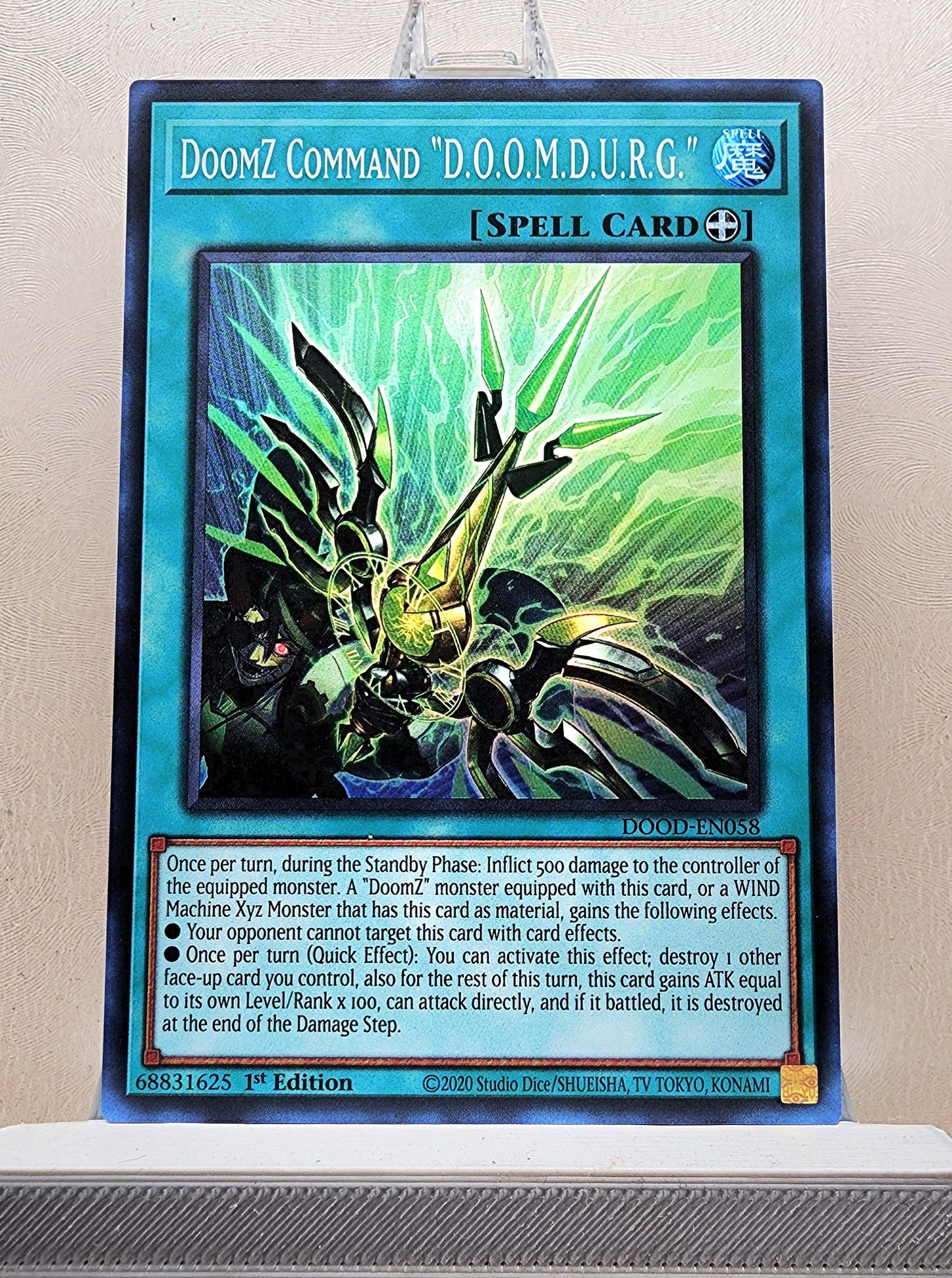 Yugioh! 1x DoomZ Command D.O.O.M.D.U.R.G. (DOOD - Super Rare) 1st Edition