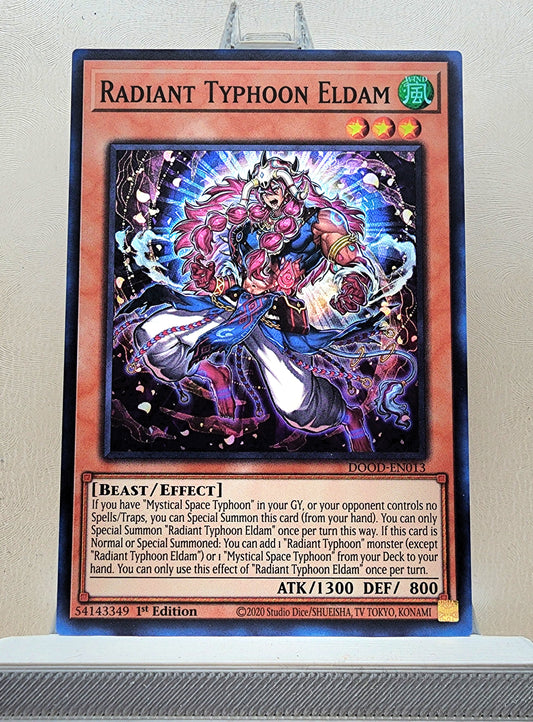 Yugioh! 1x Radiant Typhoon Eldam (DOOD - Super Rare) 1st Edition
