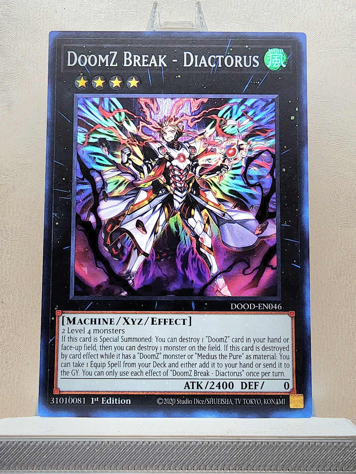 Yugioh! 1x DoomZ Break - Diactorus (DOOD - Super Rare) 1st Edition