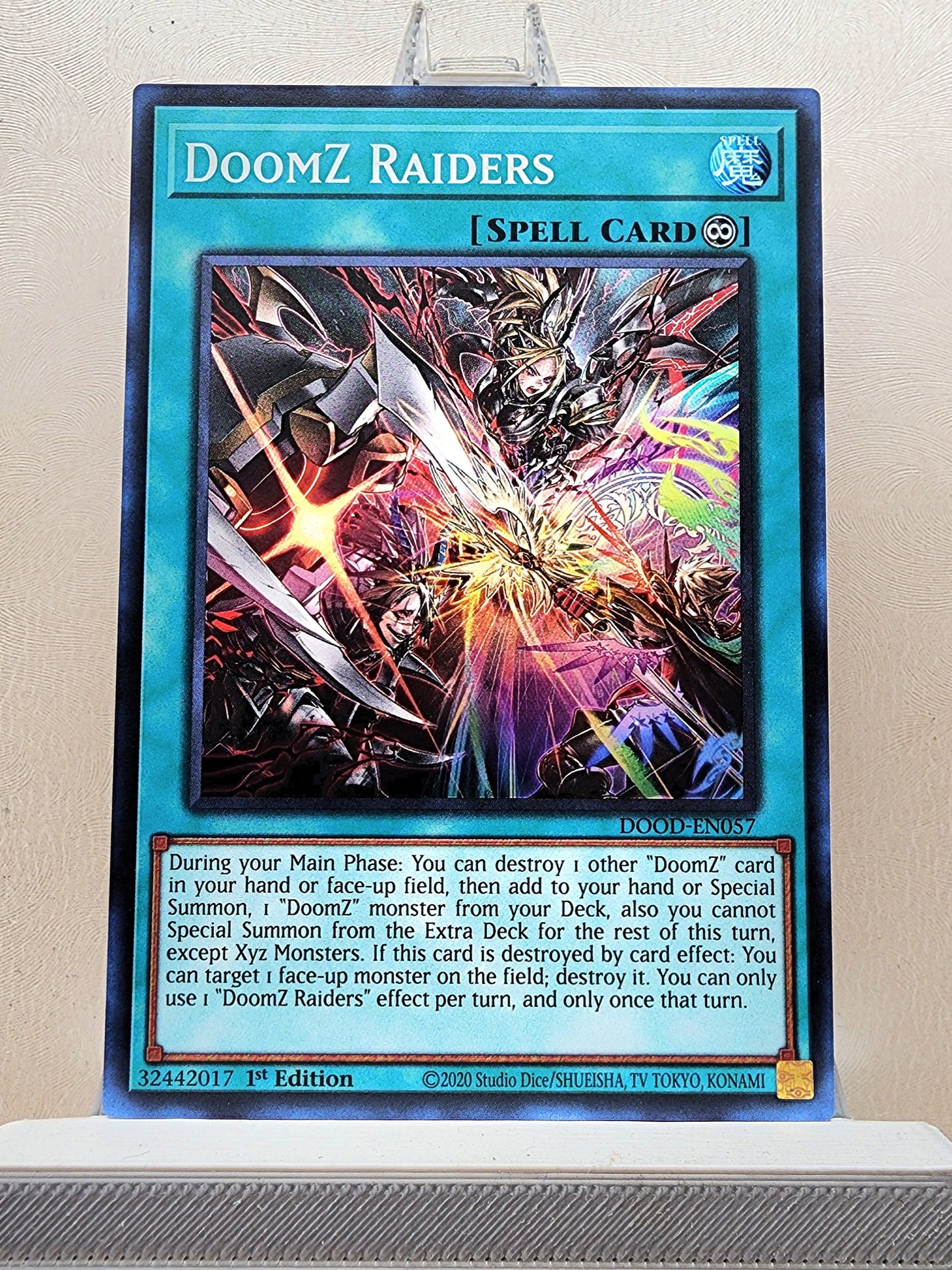 Yugioh! 1x DoomZ Raiders (DOOD - Super Rare) 1st Edition
