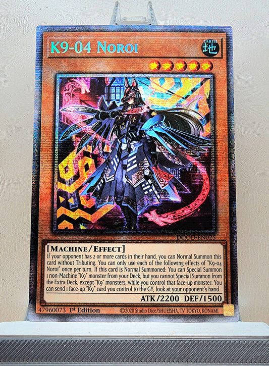 Yugioh! 1x K9-04 Noroi (DOOD - Starlight Rare) 1st Edition