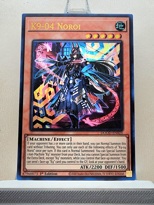 Yugioh! 1x K9-04 Noroi (DOOD - Ultra Rare) 1st Edition