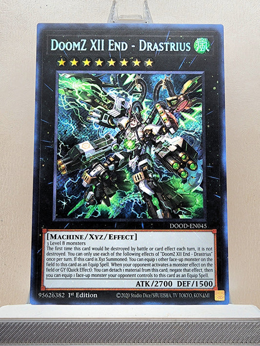 Yugioh! 1x DoomZ XII End - Drastrius (DOOD - Secret Rare) 1st Edition