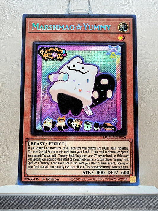 Yugioh! 1x Marshmao☆Yummy (DOOD - Secret Rare) 1st Edition