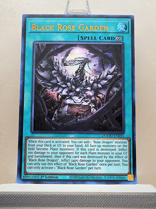 Yugioh! 1x Black Rose Garden (DOOD - Ultra Rare) 1st Edition
