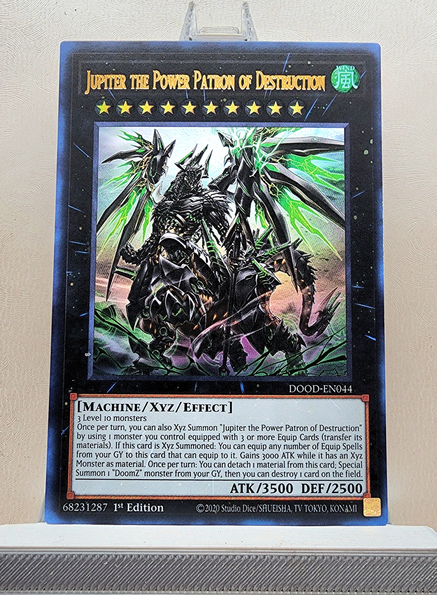 Yugioh! 1x Jupiter the Power Patron of Destruction (DOOD - Ultra Rare) 1st Edition