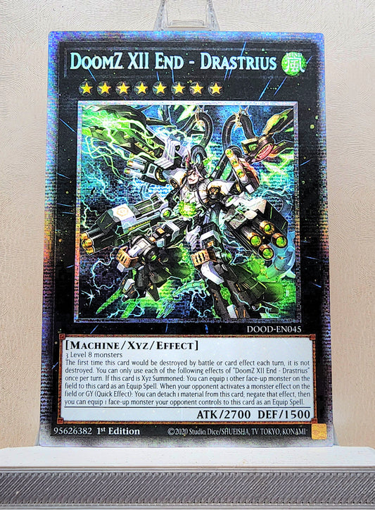 Yugioh! 1x DoomZ XII End - Drastrius (DOOD - Starlight Rare) 1st Edition