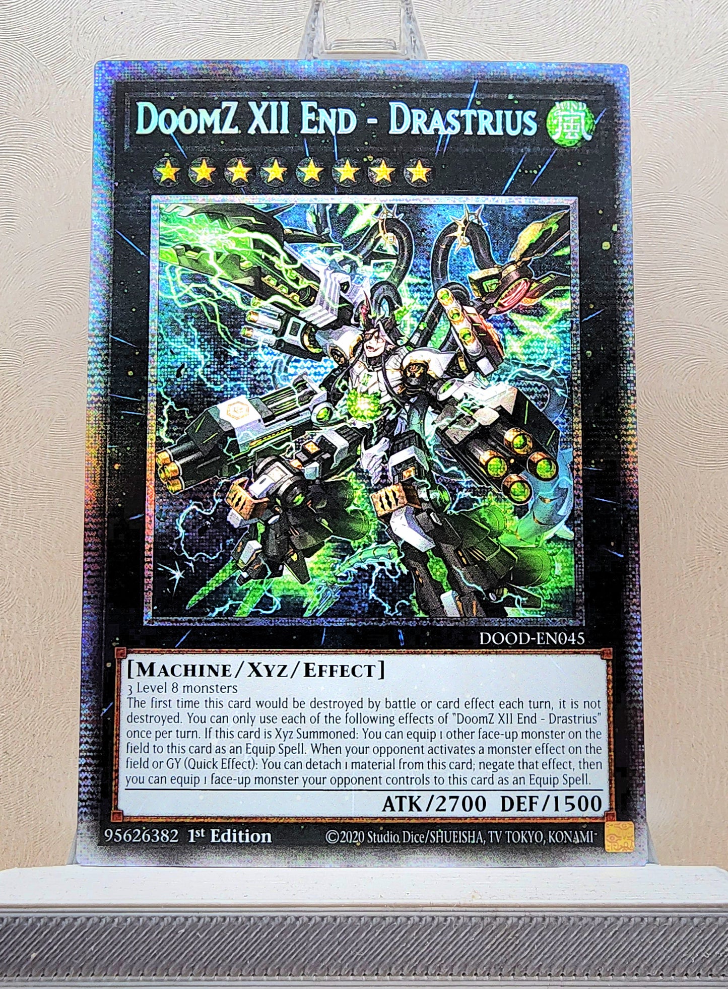 Yugioh! 1x DoomZ XII End - Drastrius (DOOD - Starlight Rare) 1st Edition