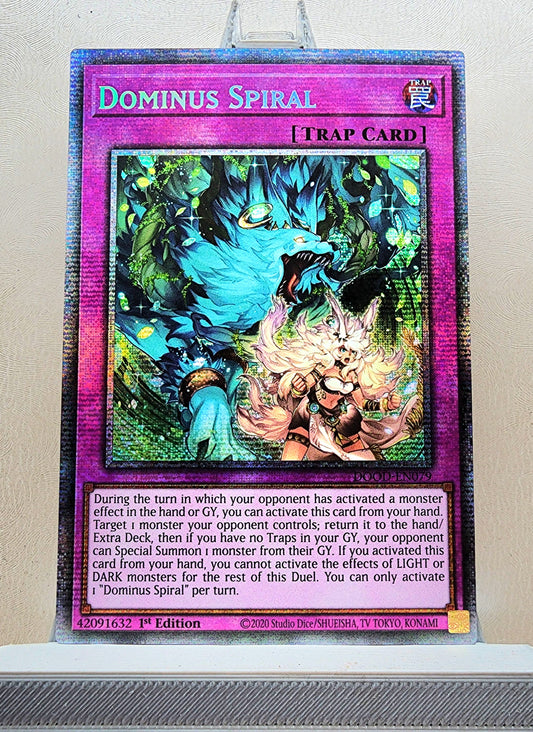 Yugioh! 1x Dominus Spiral (DOOD - Starlight Rare) 1st Edition