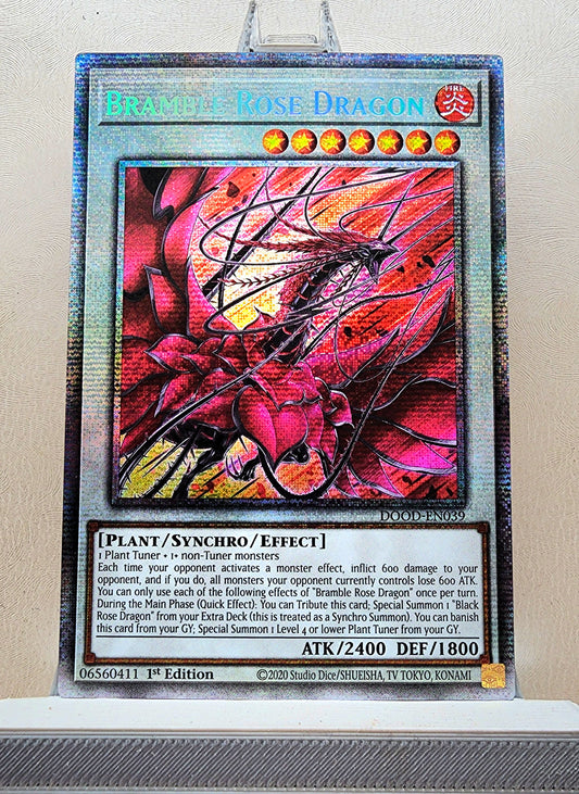 Yugioh! 1x Bramble Rose Dragon (DOOD - Starlight Rare) 1st Edition