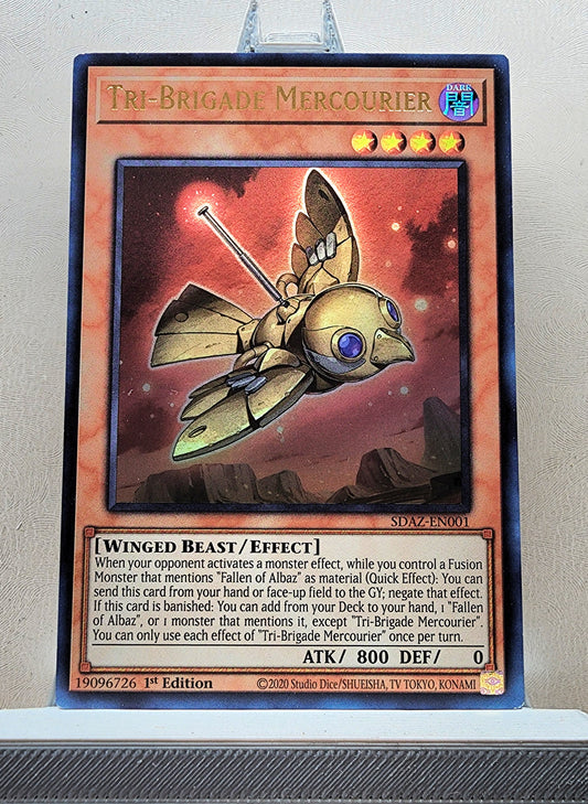 Yugioh! 1x Tri-Brigade Mercourier (SDAZ - Ultra Rare) 1st Edition