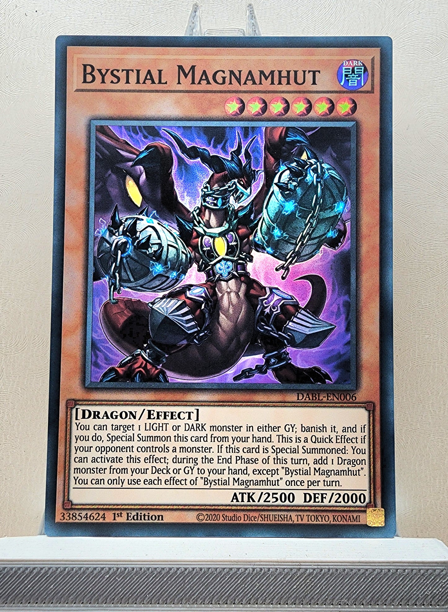 Yugioh! 1x Bystial Magnamhut (DABL - Super Rare) 1st Edition