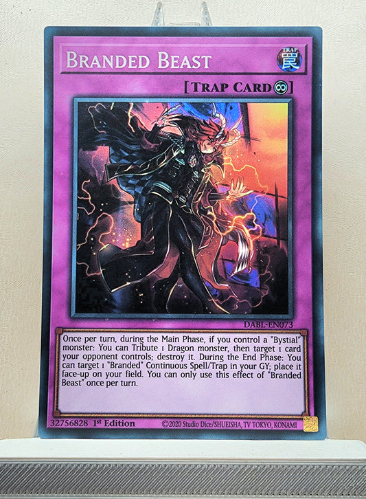 Yugioh! 1x Branded Beast (DABL - Super Rare) 1st Edition