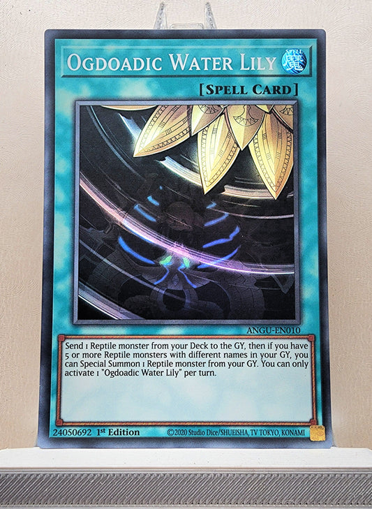 Yugioh! 1x Ogdoadic Water Lily (ANGU - Super Rare) 1st Edition