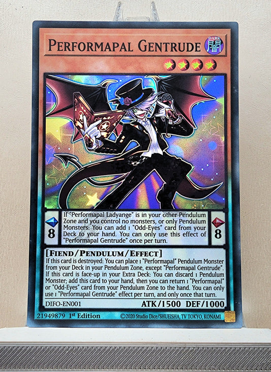 Yugioh! 1x Performapal Gentrude (DIFO - Super Rare) 1st Edition