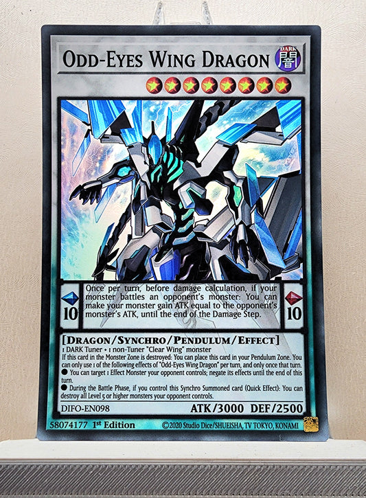 Yugioh! 1x Odd-Eyes Wing Dragon (DIFO - Super Rare) 1st Edition