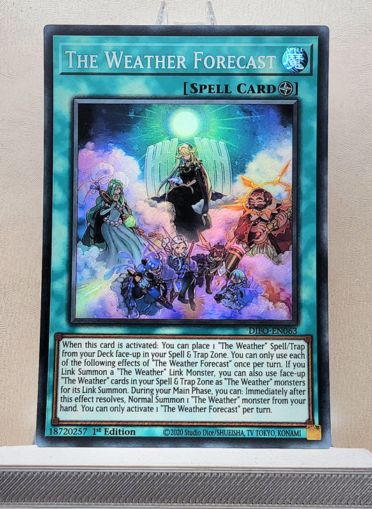 Yugioh! 1x The Weather Forecast (DIFO - Super Rare) 1st Edition
