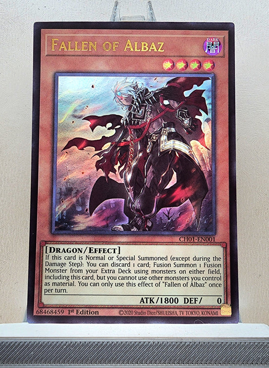 Yugioh! 1x Fallen of Albaz (CH01 - Ultra Rare) 1st Edition