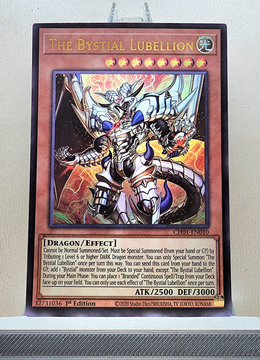 Yugioh! 1x The Bystial Lubellion (CH01 - Ultra Rare) 1st Edition