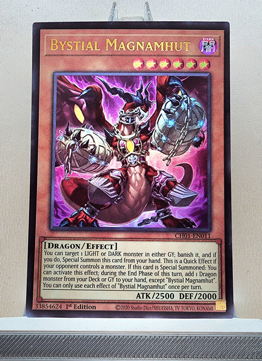 Yugioh! 1x Bystial Magnamhut (CH01 - Ultra Rare) 1st Edition