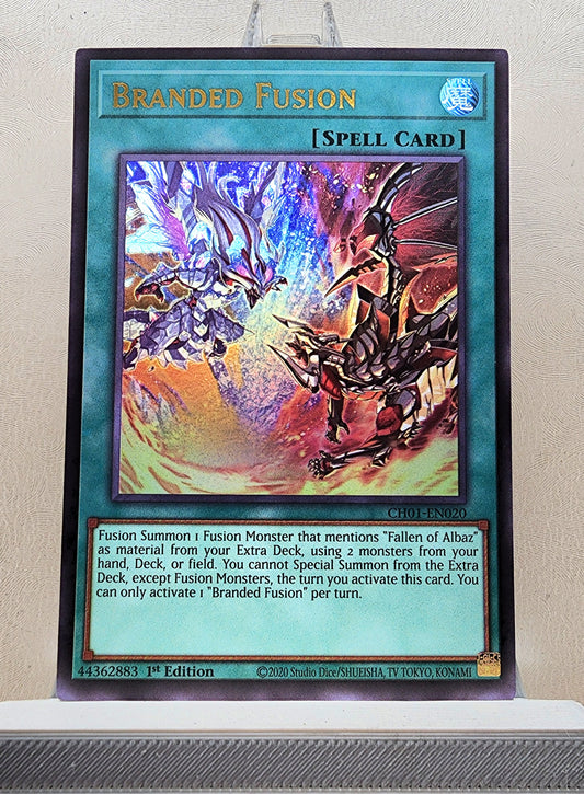 Yugioh! 1x Branded Fusion (CH01 - Ultra Rare) 1st Edition