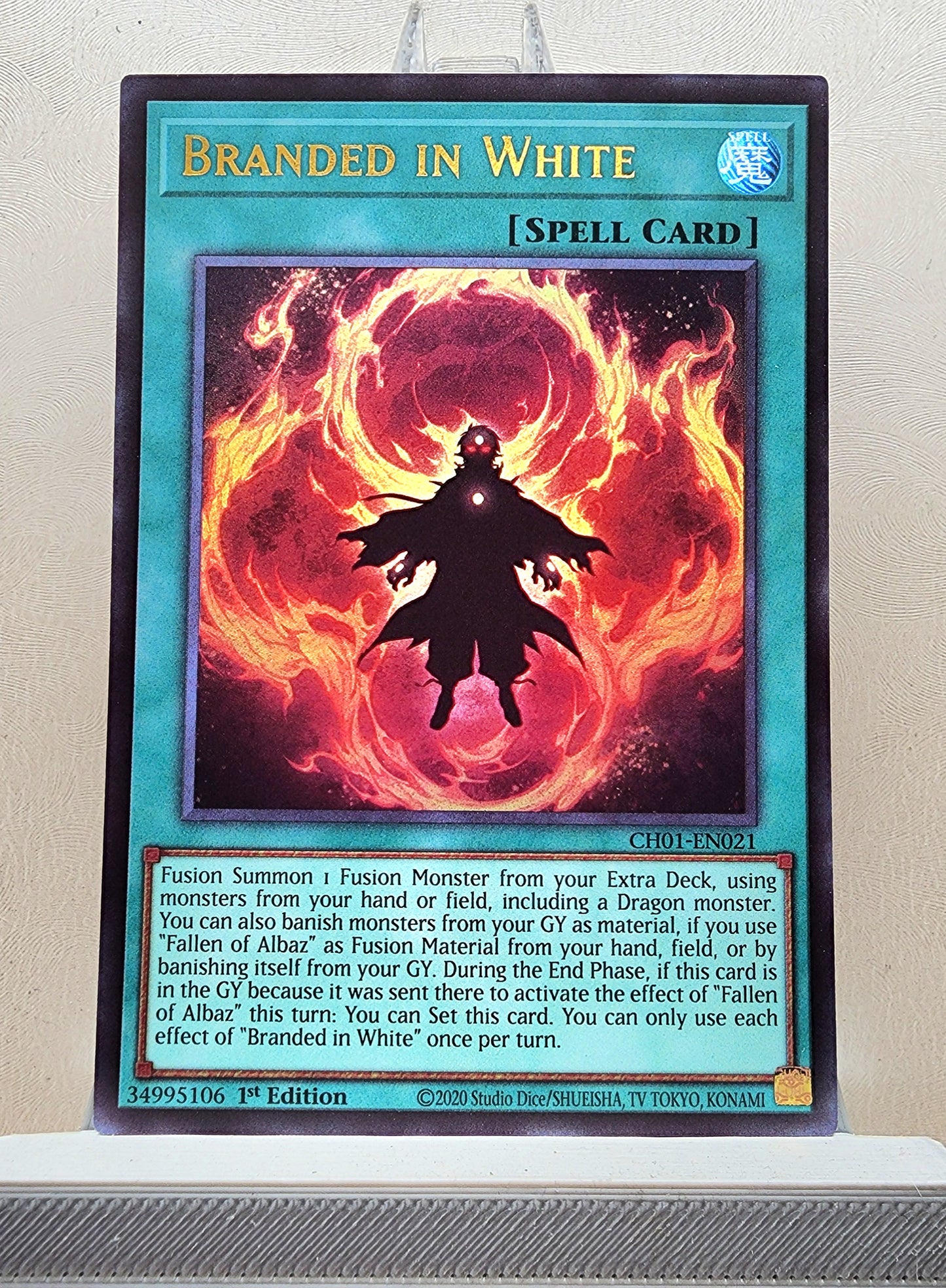 Yugioh! 1x Branded in White (CH01 - Ultra Rare) 1st Edition