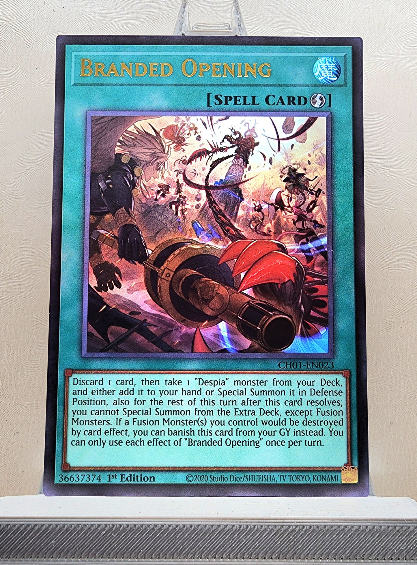 Yugioh! 1x Branded Opening (CH01 - Ultra Rare) 1st Edition