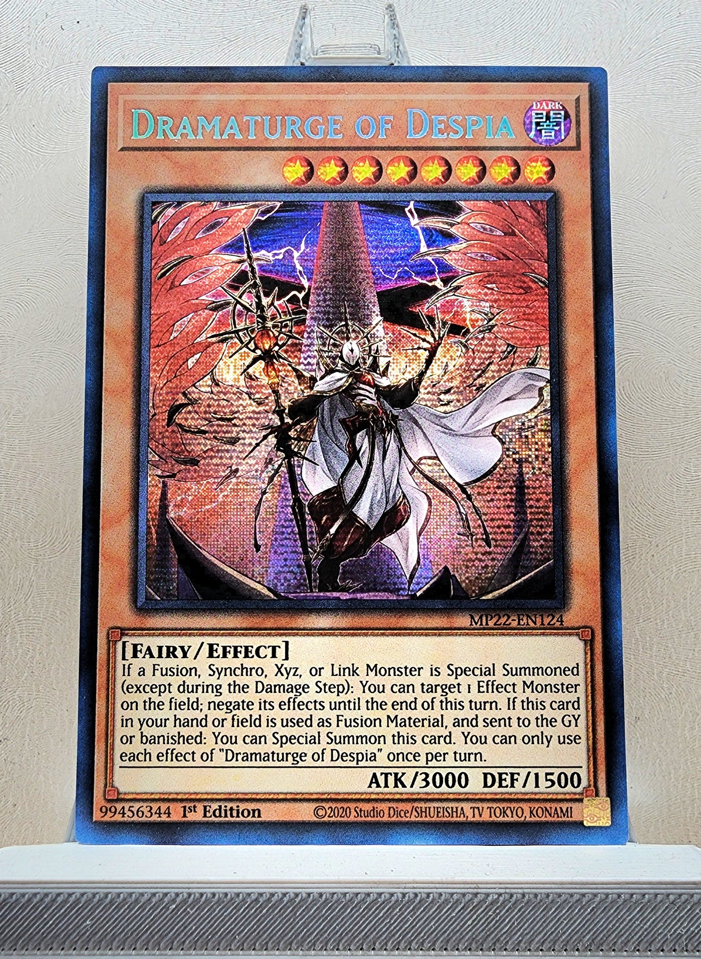 Yugioh! 1x Dramaturge of Despia (MP22 - Prismatic Secret Rare) 1st Edition