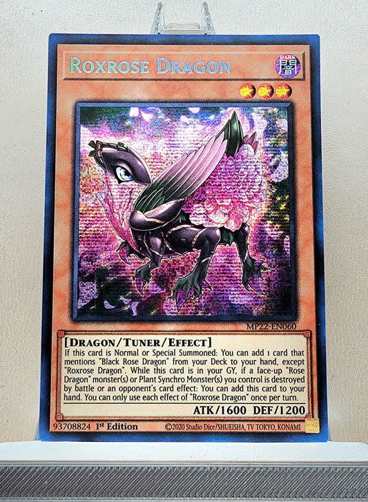 Yugioh! 1x Roxrose Dragon (MP22 - Prismatic Secret Rare) 1st Edition