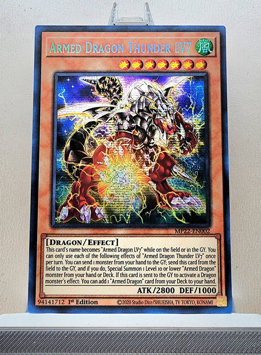 Yugioh! 1x Armed Dragon Thunder LV7 (MP22 - Prismatic Secret Rare) 1st Edition