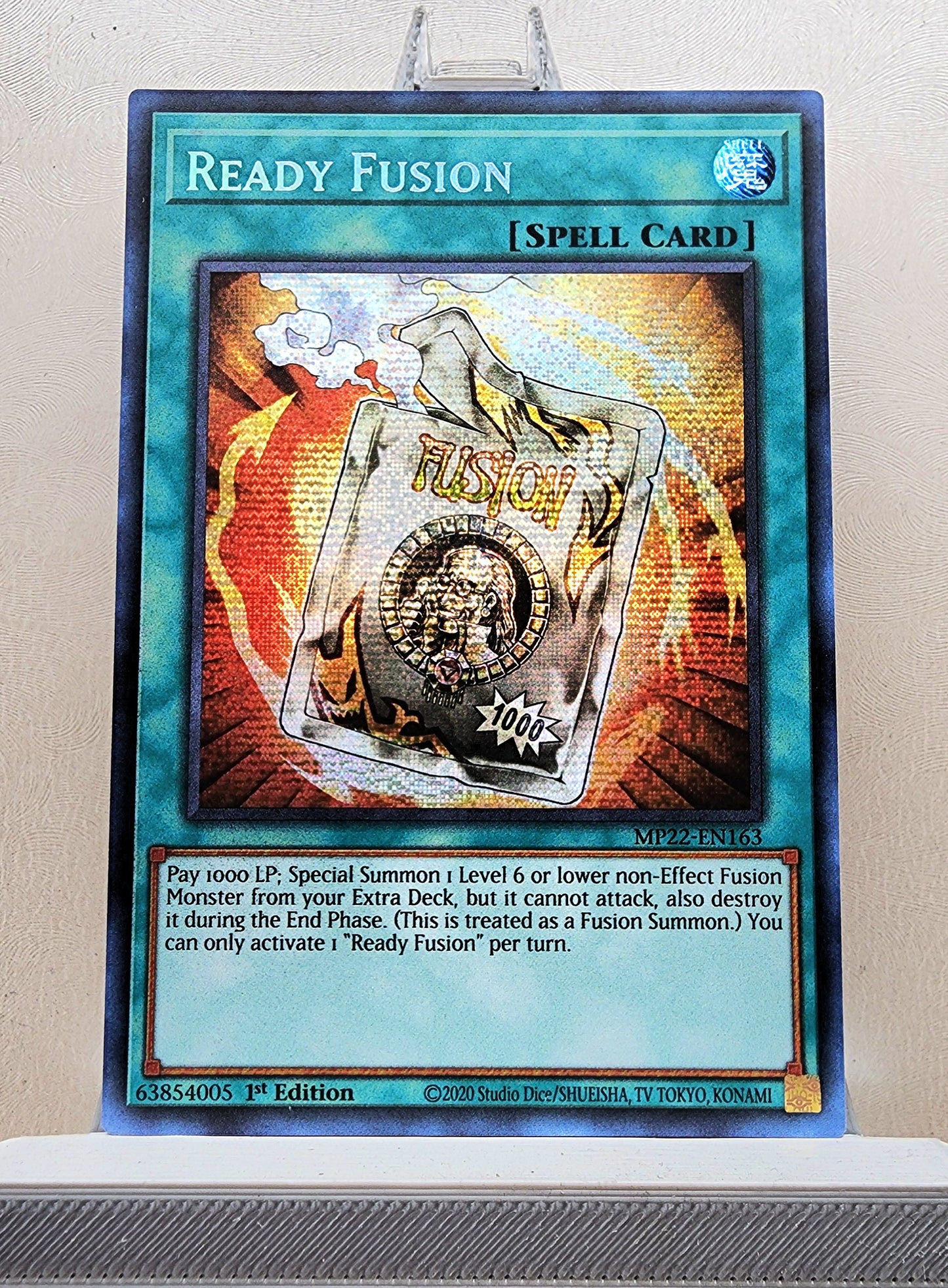 Yugioh! 1x Ready Fusion (MP22 - Prismatic Secret Rare) 1st Edition