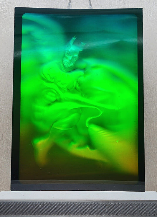 DC! 1x Batman - Hologram (H1 - 1995 Fleer Batman Forever Metal)