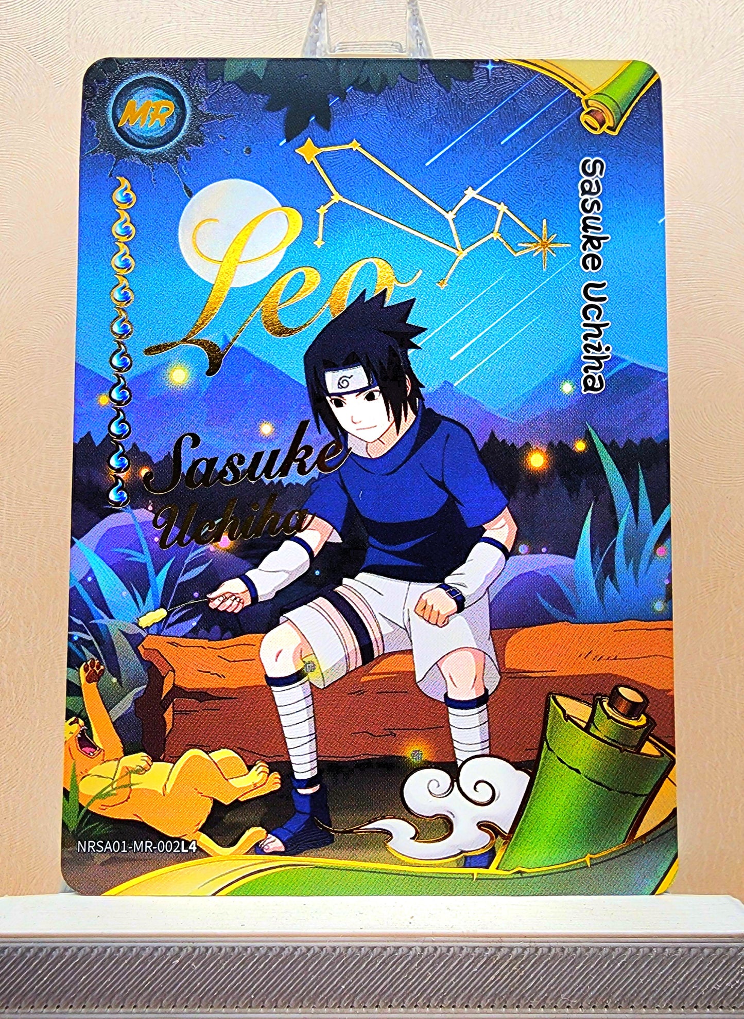 Naruto! 1x Sasuke Uchiha - MR (NRSA01-MR-002L4 - 2025 Kayou Naruto: Heaven Scroll English)