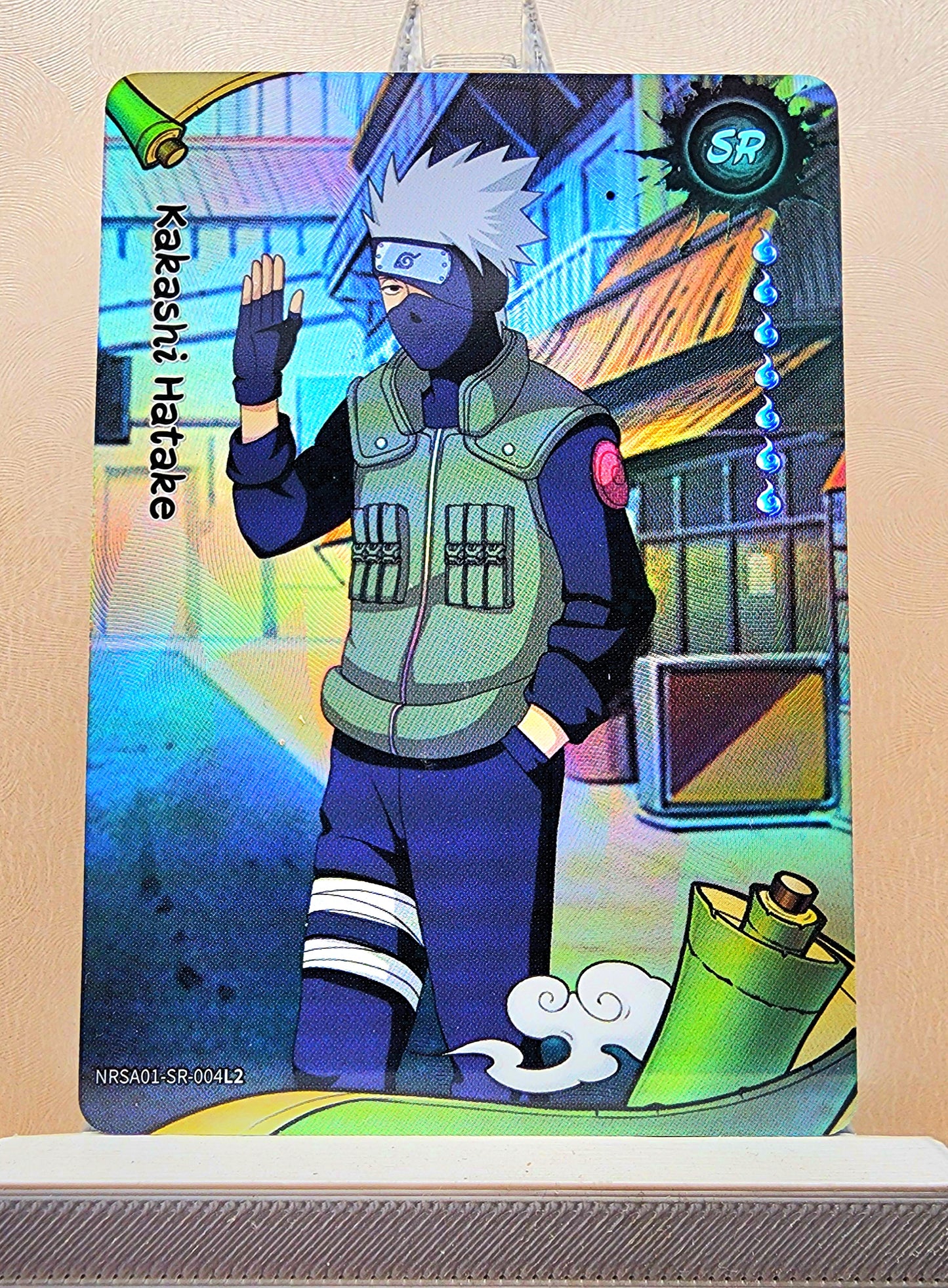 Naruto! 1x Kakashi Hatake - SR (NRSA01-SR-004L2 - 2025 Kayou Naruto: Heaven Scroll English)