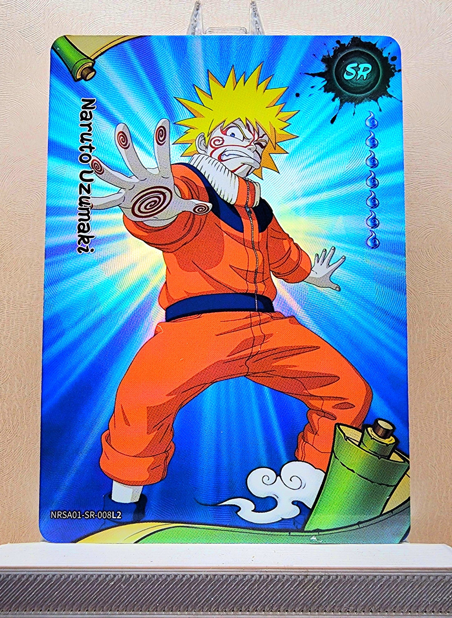 Naruto! 1x Naruto Uzumaki - SR (NRSA01-SR-008L2 - 2025 Kayou Naruto: Heaven Scroll English)