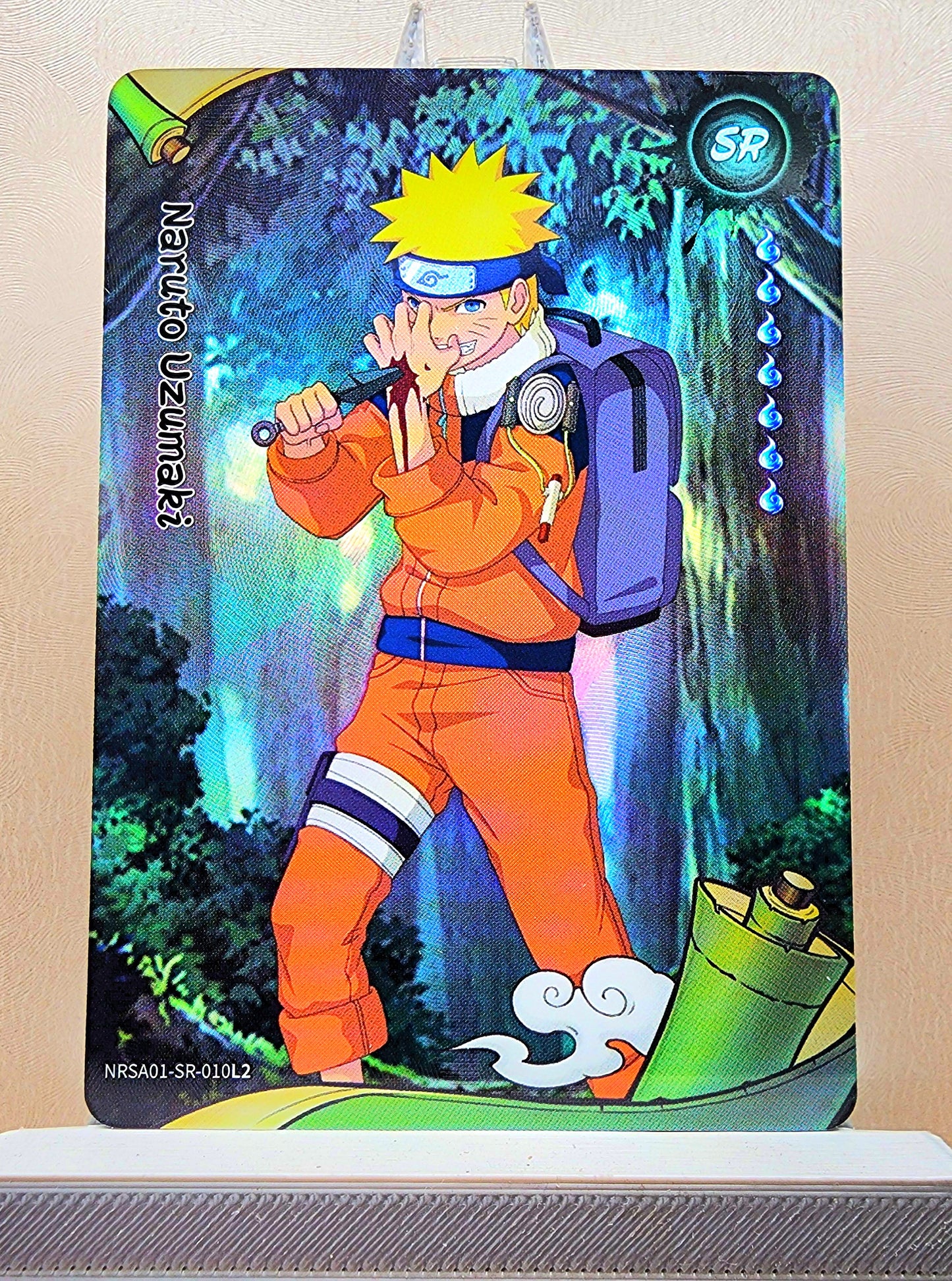 Naruto! 1x Naruto Uzumaki - SR (NRSA01-SR-010L2 - 2025 Kayou Naruto: Heaven Scroll English)