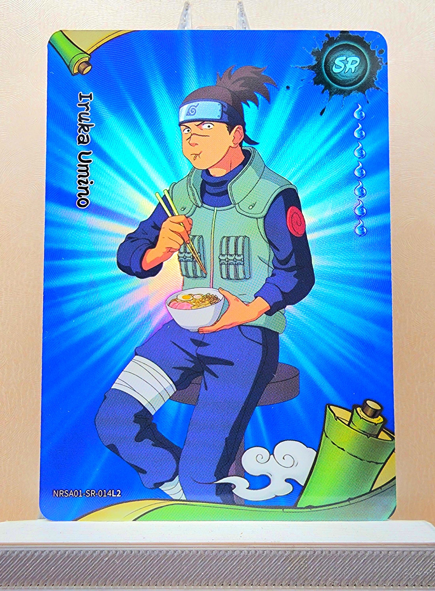 Naruto! 1x Iruka Umino - SR (NRSA01-SR-014L2 - 2025 Kayou Naruto: Heaven Scroll English)