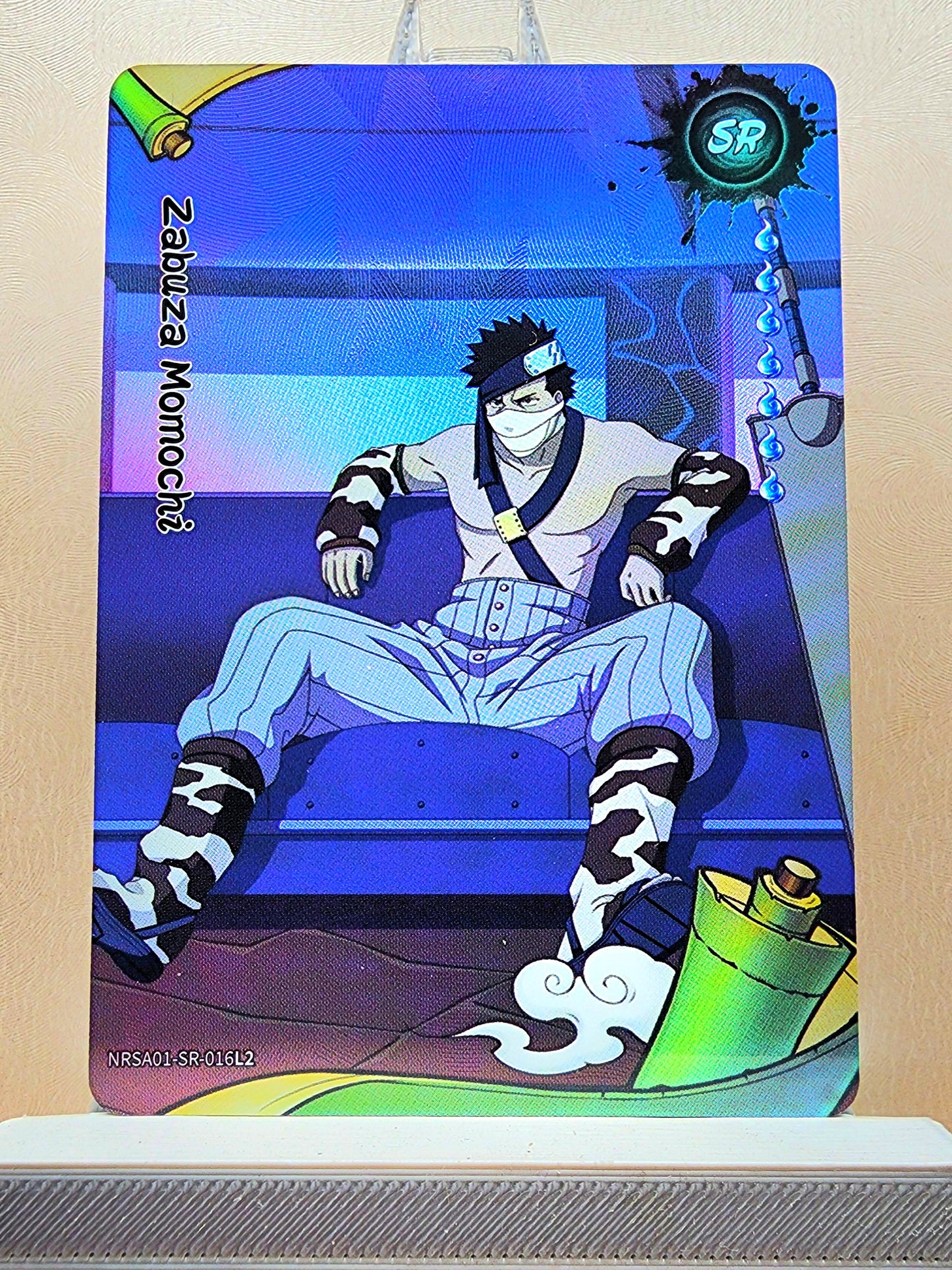 Naruto! 1x Zabuza Momochi - SR (NRSA01-SR-016L2 - 2025 Kayou Naruto: Heaven Scroll English)