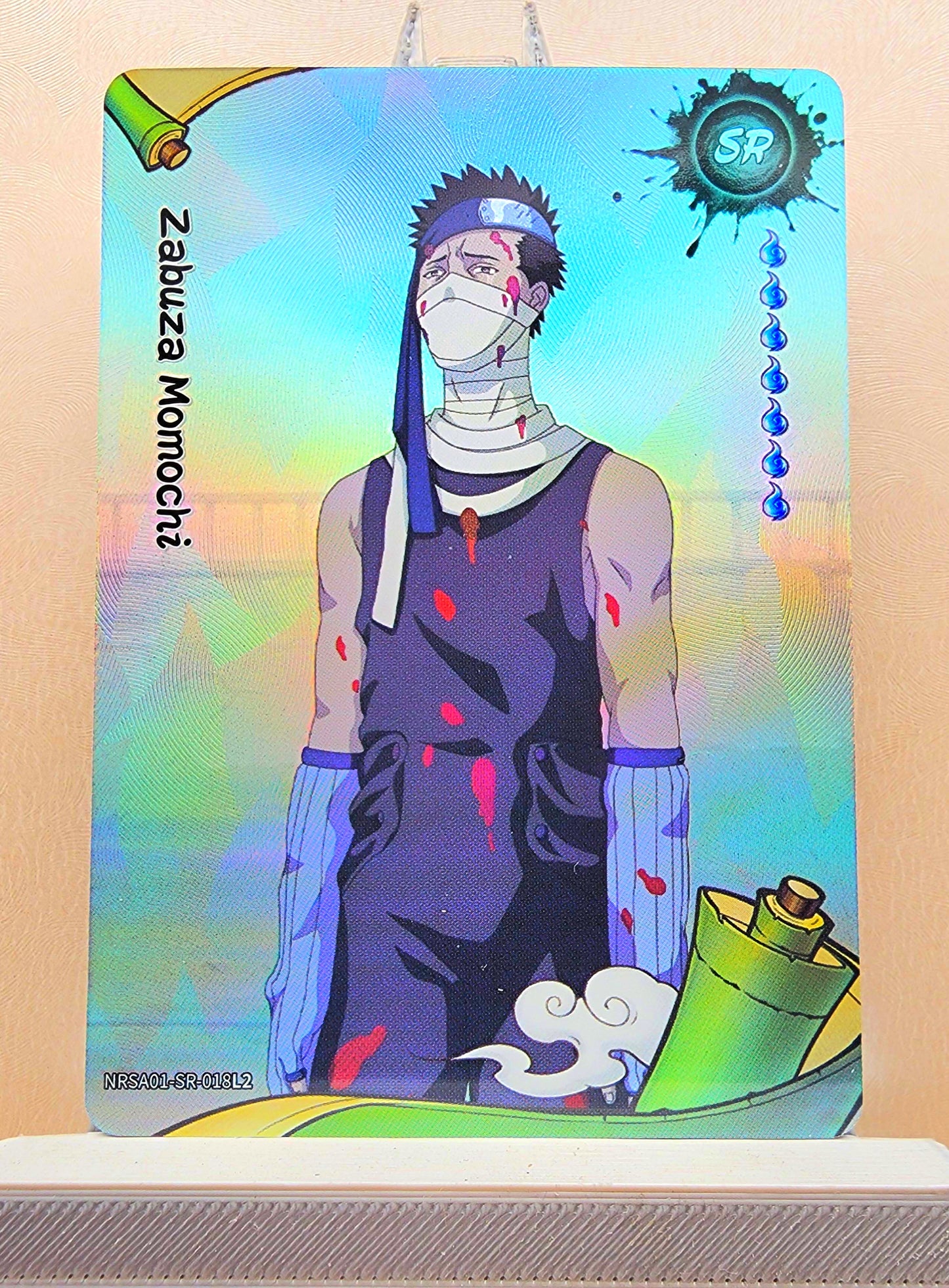 Naruto! 1x Zabuza Momochi - SR (NRSA01-SR-018L2 - 2025 Kayou Naruto: Heaven Scroll English)