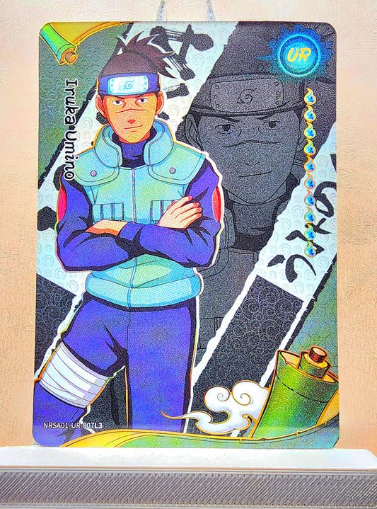 Naruto! 1x Iruka Umino - UR (NRSA01-UR-007L3 - 2025 Kayou Naruto: Heaven Scroll English)