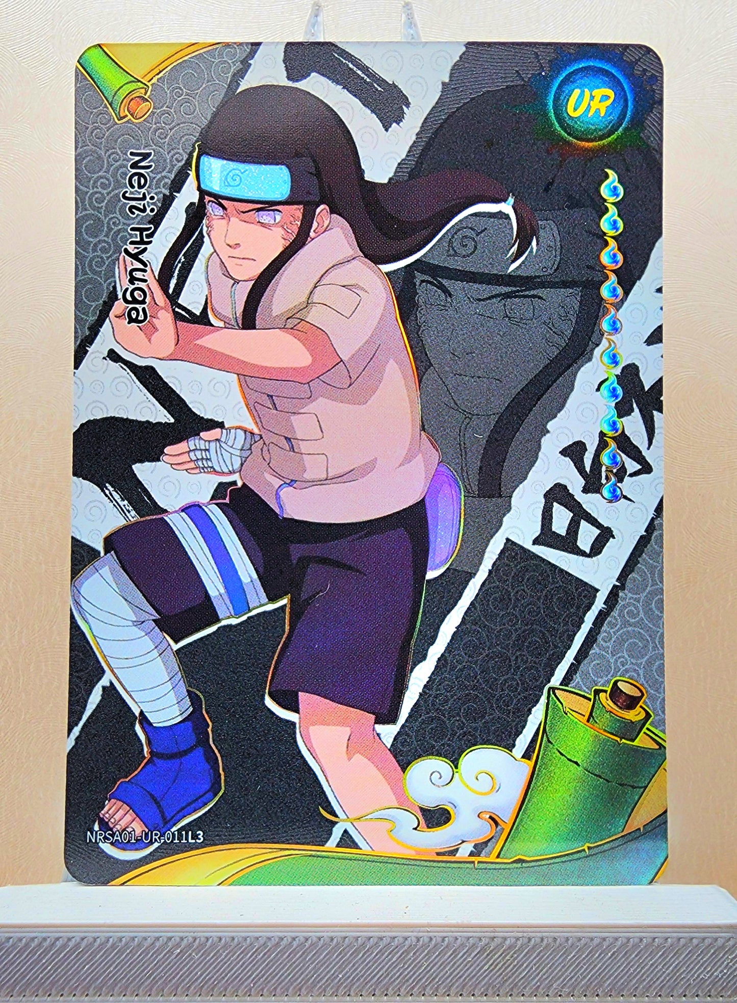Naruto! 1x Neji Hyuga - UR (NRSA01-UR-011L3 - 2025 Kayou Naruto: Heaven Scroll English)