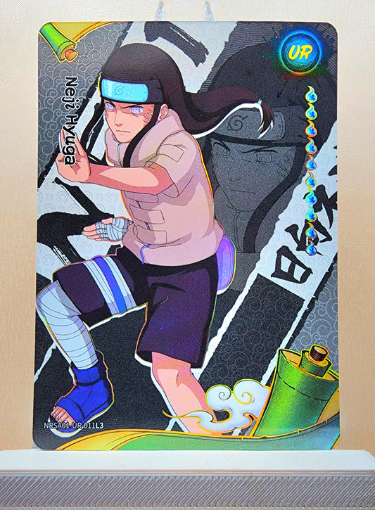 Naruto! 1x Neji Hyuga - UR (NRSA01-UR-011L3 - 2025 Kayou Naruto: Heaven Scroll English)