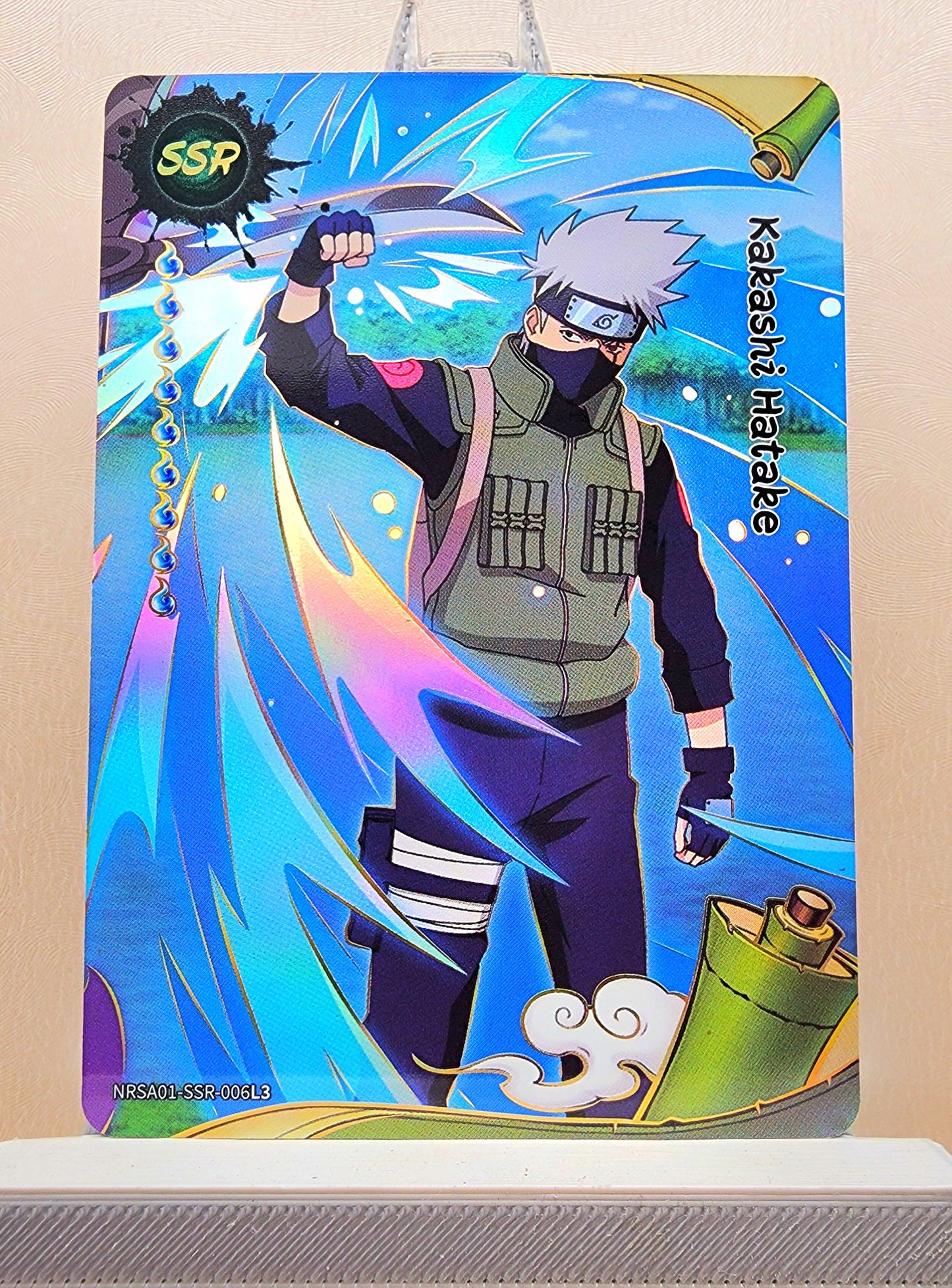 Naruto! 1x Kakashi Hatake - SSR (NRSA01-SSR-006L3 - 2025 Kayou Naruto: Heaven Scroll English)