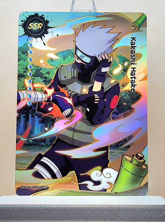 Naruto! 1x Kakashi Hatake - SSR (NRSA01-SSR-008L3 - 2025 Kayou Naruto: Heaven Scroll English)